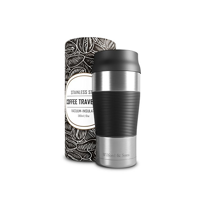 Elemento de la categoría hogar Termo de café para llevar de acero inoxidable 360 ml | Taza