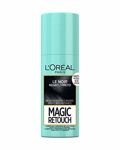 Belleza L'Oréal Paris Magic Retouch Spray Retoca Raices y Canas para Pelo Negro