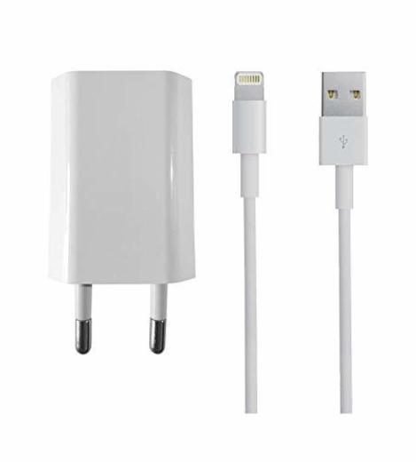 ZLONXUN Cargador 1A y Cable USB Compatible con iPhone 6