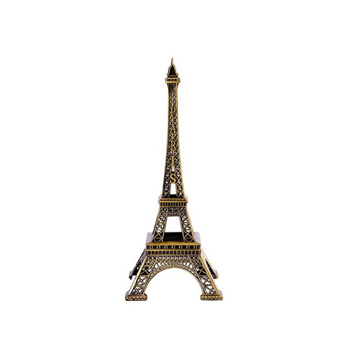 Eiffel de bronce decoraciones torre hecha de una aleación de zinc romántica
