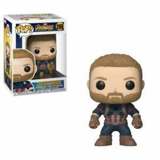 Funko Pop!- Pop Marvel: Avengers: Infinity War-Captain America Figura de Vinilo,