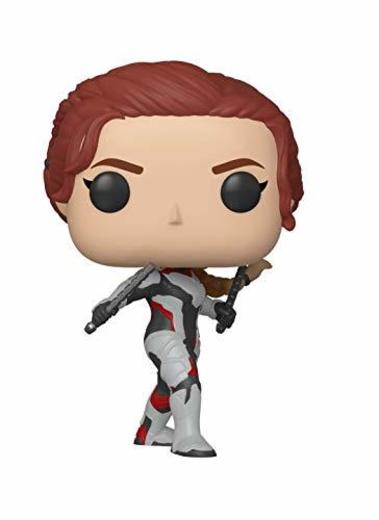 Funko- Pop Bobble: Avengers Endgame: Black Widow Marvel Viuda Negra Collectible Figure,