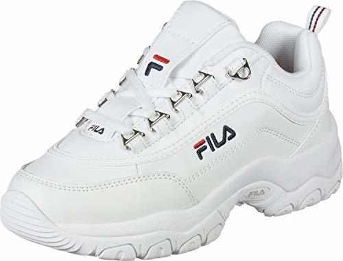 Moda Fila Strada Low wmn, Zapatillas Altas para Mujer, Blanco