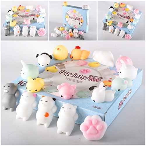 Product Zekpro - Squishy Kawaii (Paquete de 16)