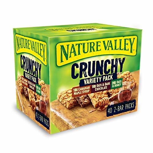 Nature Valley Crunchy Granola Bars Variety Pack 40 Bars x42gm Big Value