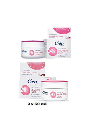 Cien 24h Time Control moisturising Cream 2 x 50 ml
