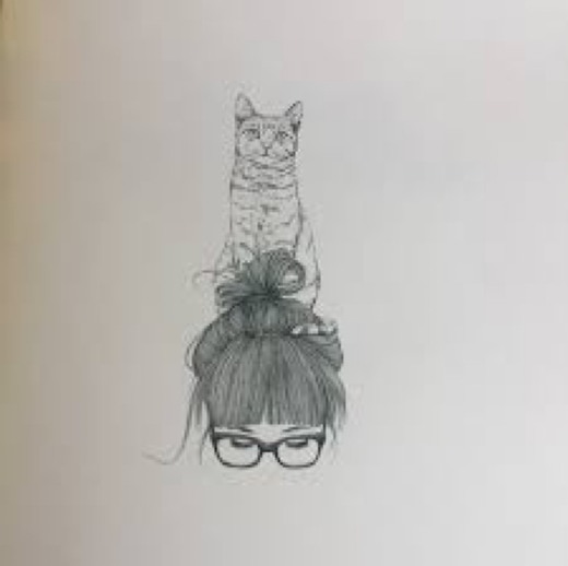 Gatos en la cabeza