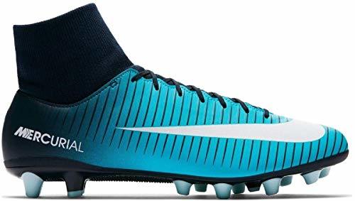 Fashion Botas Fútbol Nike Mercurial Victory VI Dynamic Fit Azul AG-Pro Con Calcetin