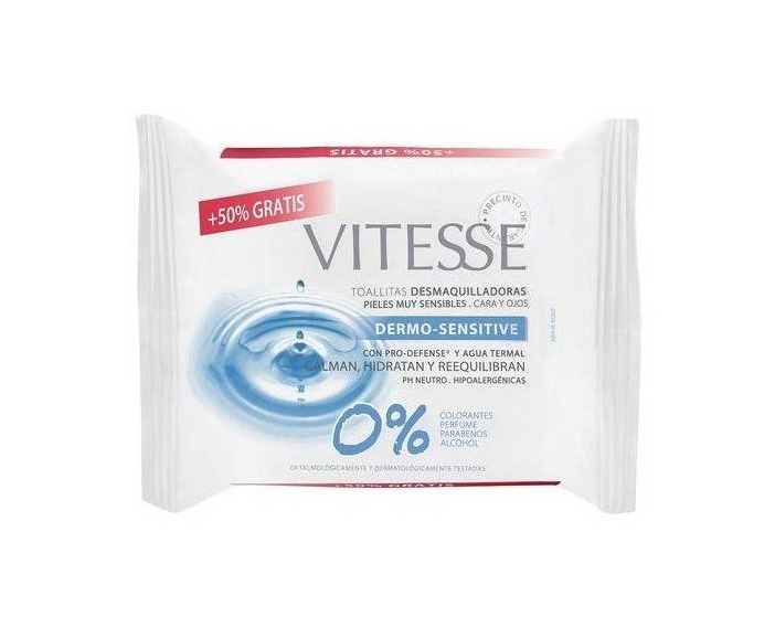 Producto Toallitas desmaquillantes VITESSE