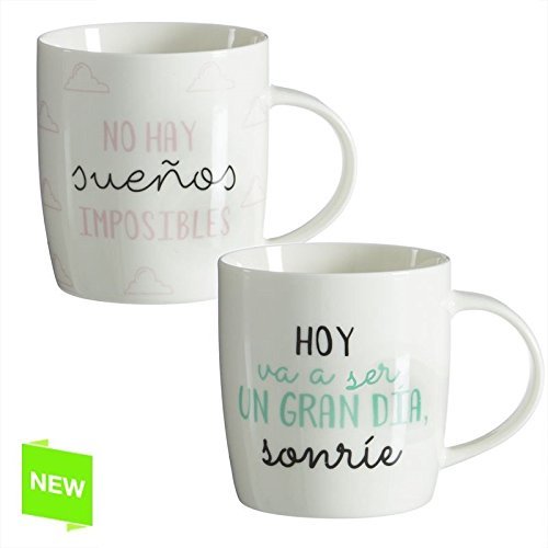 Elemento de la categoría hogar TAZAS DESAYUNO ORIGINALES POSITIVAS