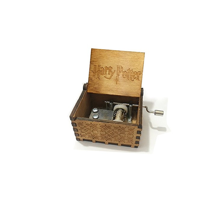 Elemento de la categoría hogar BADARENXS Pure hand-classical "harry potter " music box hand-wooden music box creative