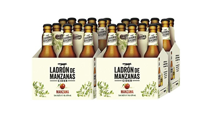 Producto Ladrón de Manzanas Cider Manzana - 4 Packs de 6 Botellas x