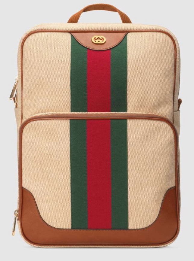 Gucci Mochila de Lona Vintage 