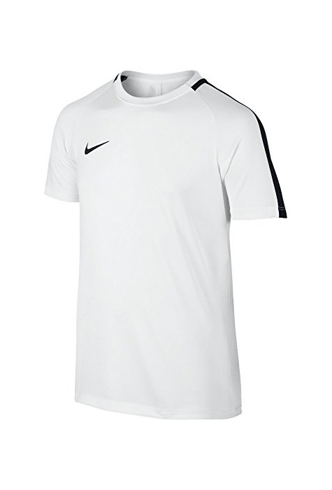 Fitness Nike Y NK Dry Acdmy SS Camiseta, Unisex Niños, Blanco