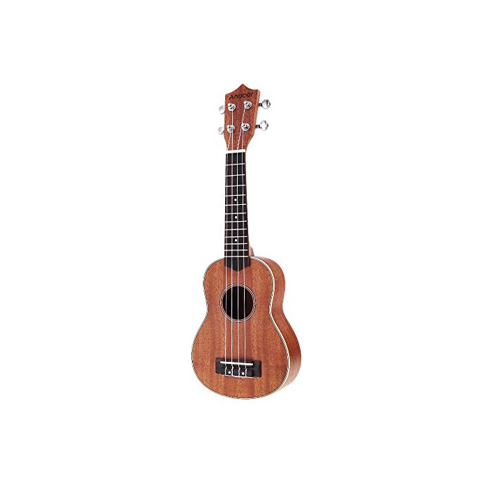 Product Andoer® 21in Ukelele Compacto Ukelele Hawaiano Caoba Aquila Rosewood Fretboard Puente Soprano