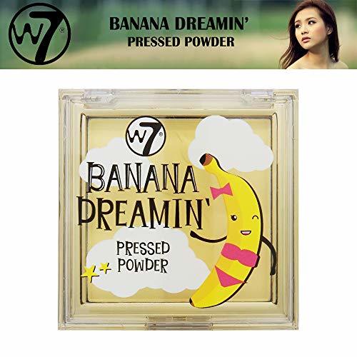 Lugar W7 Cosméticos Banana Dreamin' Pressed Face Soft Powder Brighten Tez