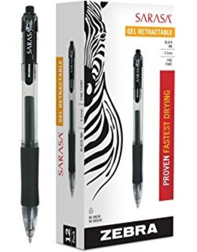 Zebra Sarasa Dry Gel Pen - 0.5 mm - Black - JetPens.com