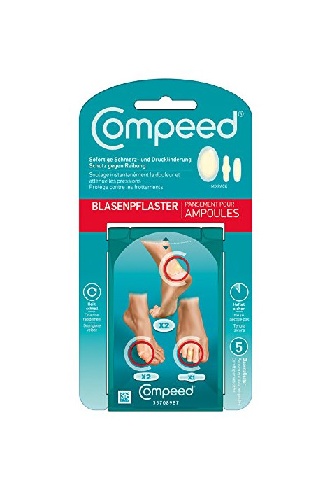 Belleza COMPEED® Ampollas Surtido / dolor inmediato y alivio de presión / protección