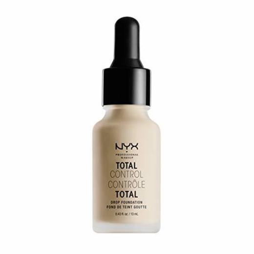 NYX Professional Makeup Base de maquillaje Total Control Drop Foundation, Dosificación precisa,