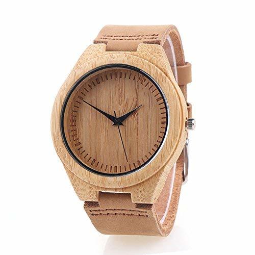 Fashion Reloj de Madera de Bambú para Mujer