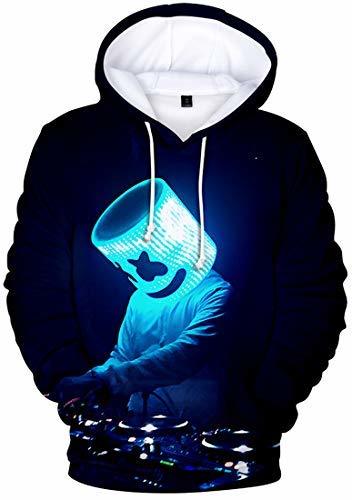 Fashion FLYCHEN Sudadera para Niños Estilo 3D Impresión Gráfica Sonido Eléctrico Cool Manga