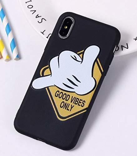 Lugares Art Design Funda para iPhone XS MAX Mickey Mouse Wesh Cool Good