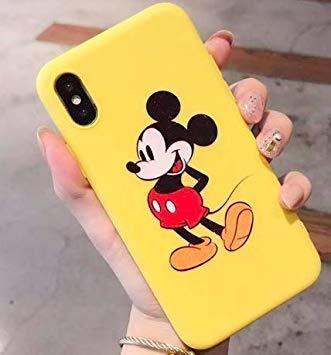 Art Design Funda para iPhone 7+ Plus/iPhone 8+ Plus Mickey Minnie Mouse