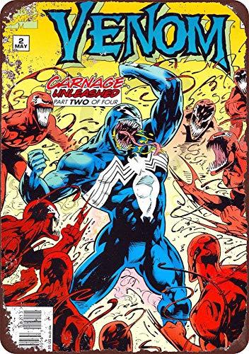 PotteLove Venom Comic Book - Placa Decorativa para Pared, diseño de Marvel