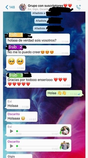 Grupo mansión con subs 😍😳🙄