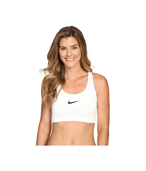 Fitness Nike W Np Pro Classic Swoosh Bra, Sujetador deportivo para Mujer, Blanco