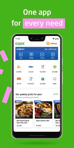 GOJEK - Ojek Taxi Booking, Delivery and Payment - Apps on ...