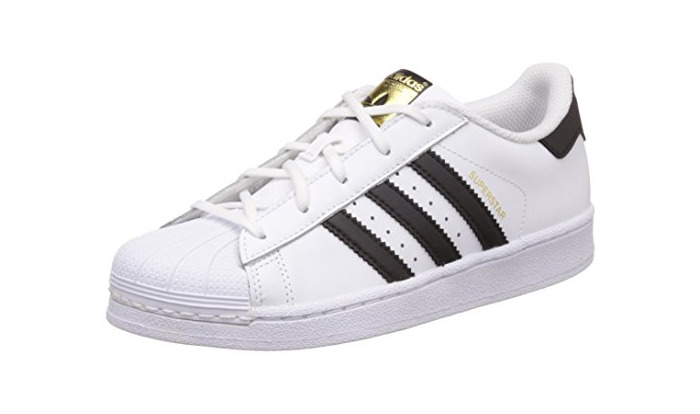 Fashion Adidas Superstar C, Zapatillas de Baloncesto Unisex Niños, Blanco