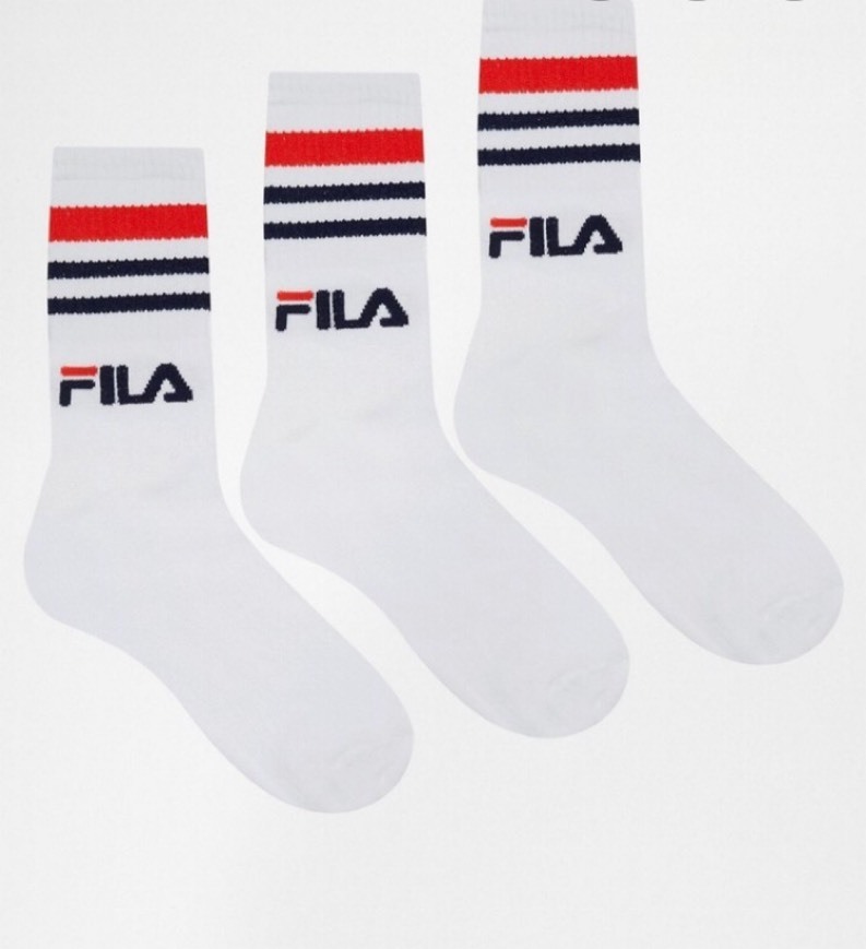 Fila 6 Pares Calcetines, felpa CALCETINES TENIS con Logotipo Federal, unisex