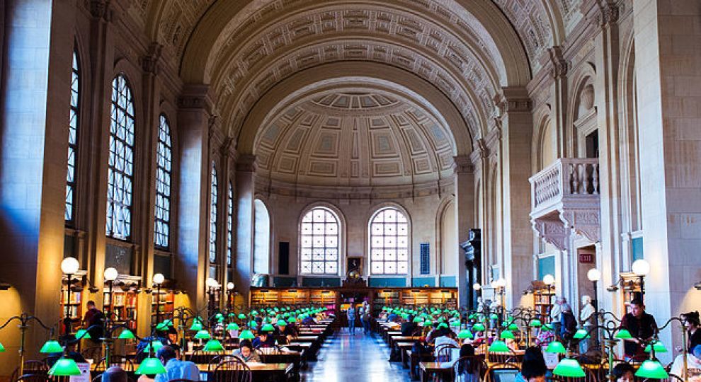 Lugares Boston Public Library