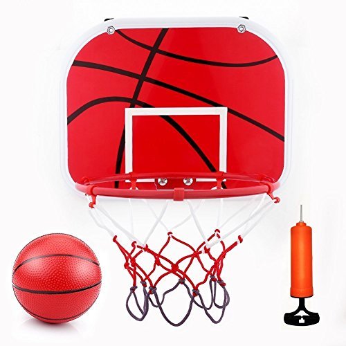 Productos Mini Juego de Baloncesto con Tablero 34x25cm Bola y Bomba para Niños