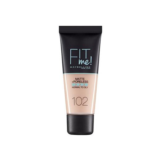 Maybelline MAY FIT ME FDT MAT.NUen/de/sp 102 Fair base de maquillaje -