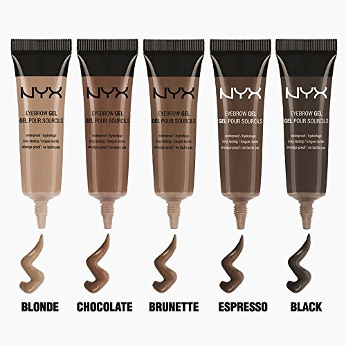 Beauty NYX Eyebrow Gel, Brunette, 2 unidades