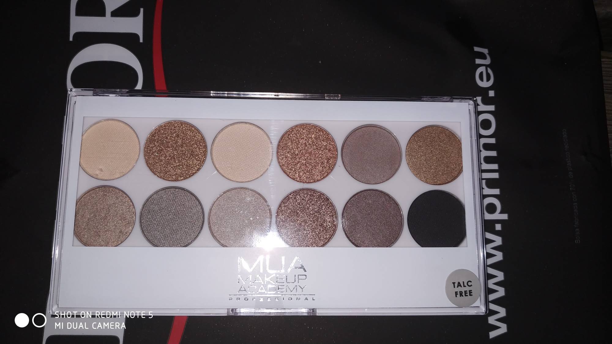 Belleza MUA Paleta de sombra de ojos