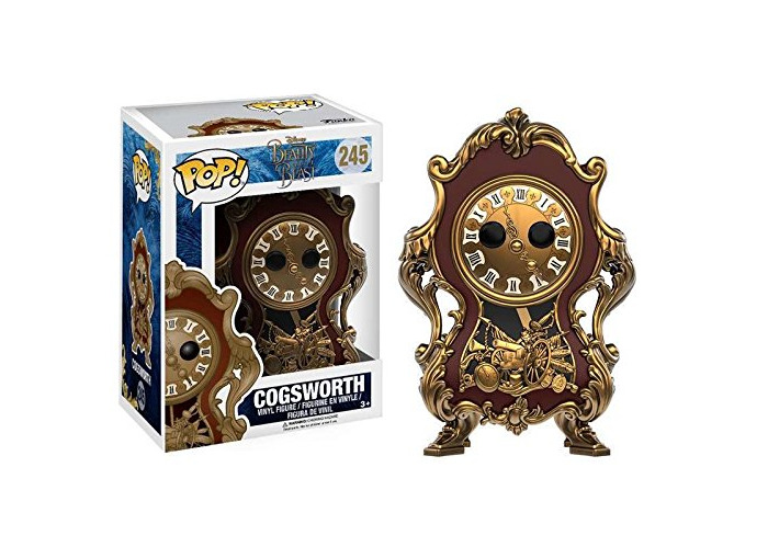 Game Funko - Cogsworth figura de vinilo, colección de POP, seria Beauty &