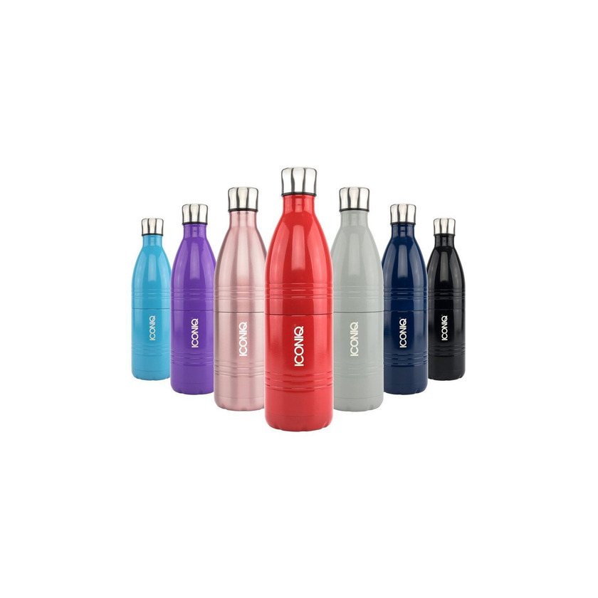 Home ICONIQ Qore Recipiente apilable para comida de acero inoxidable. Bottle Pack