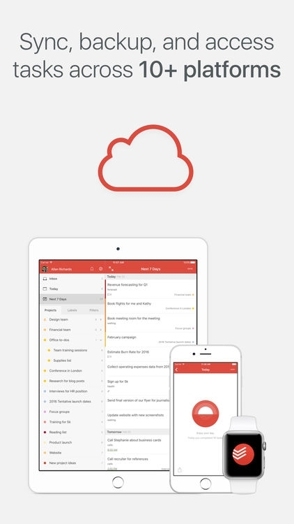 Apps Todoist: Todo List for Organizing Work and Errands