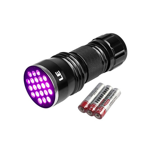 Lighting EVER  1100008 - Linterna Ultravioleta 21 LED UV