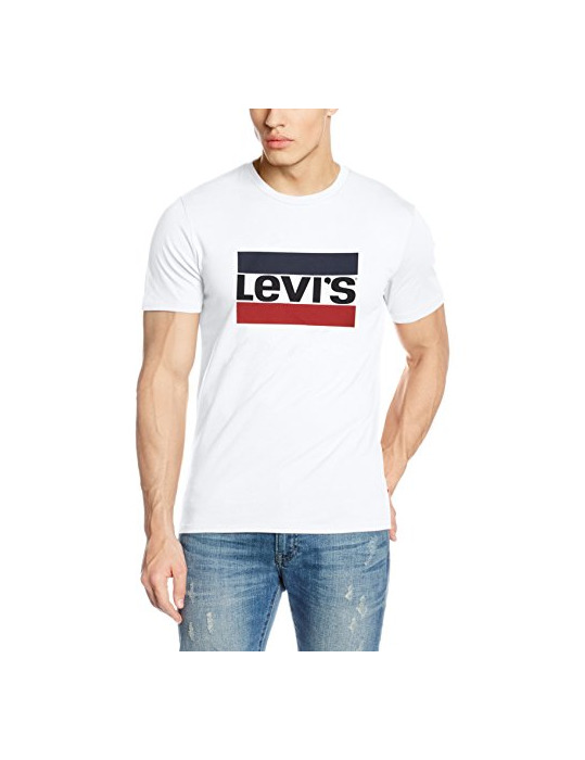 Moda Levi's Sportswear Logo Graphic - Camiseta para Hombre, Blanco