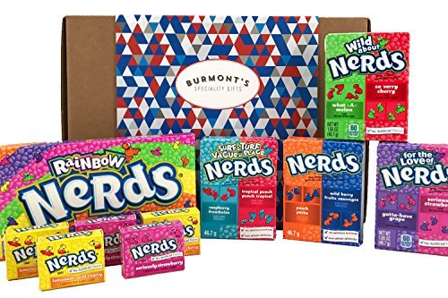 American Candy Wonka Nerds Auswahl Geschenkbox