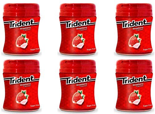 Trident chicle fresa sin azucar 82