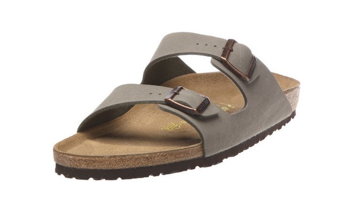 Moda Birkenstock Arizona Birko-Flor Nubuck Ancho