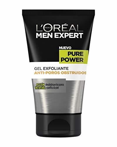 L'Oréal Paris Men Expert Pure Power Limpiador Exfoliante Anti-Poros Obstruidos 150 ml