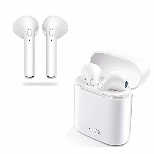 Electrónica Taigeek Auriculares Bluetooth inalámbrico Cascos Bluetooth con Caja de Carga con reducción