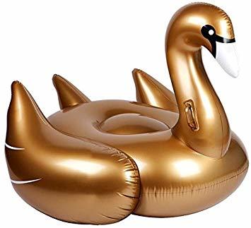 Producto Disfraces Llopis Cisne hinchable Dorado de 150 cm