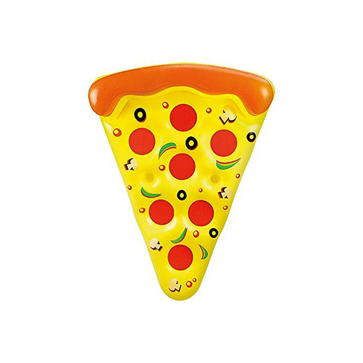 Otto Simon Flotador gigante con forma de porción de pizza para la